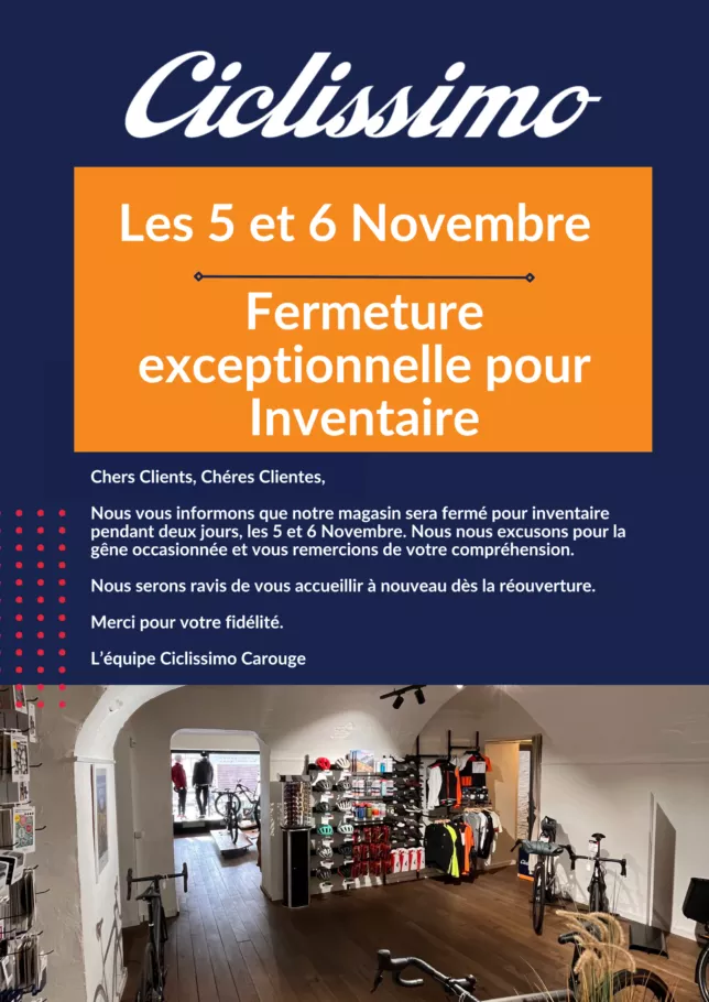 Fermeture inventaire 2024 carouge