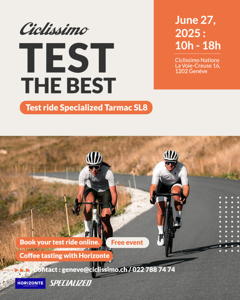 Banner affiche test Test Specialized Tarmac SL8